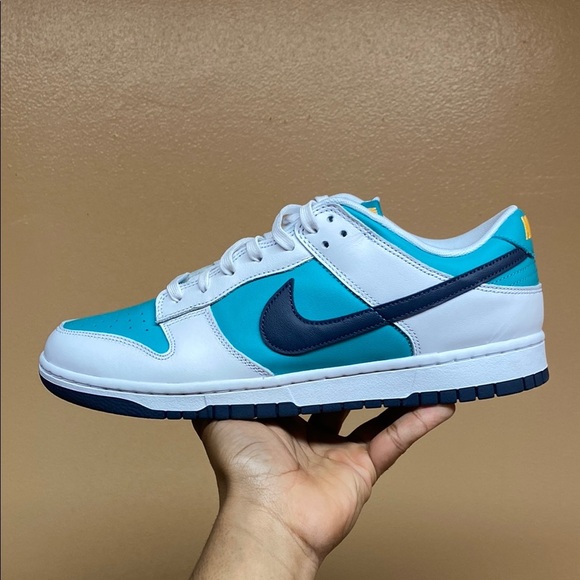 Nike Dunk Low “Dusty Cactus/Thunder Blue/White/Racer Pink/Laser Orange” - Picture 9 of 17